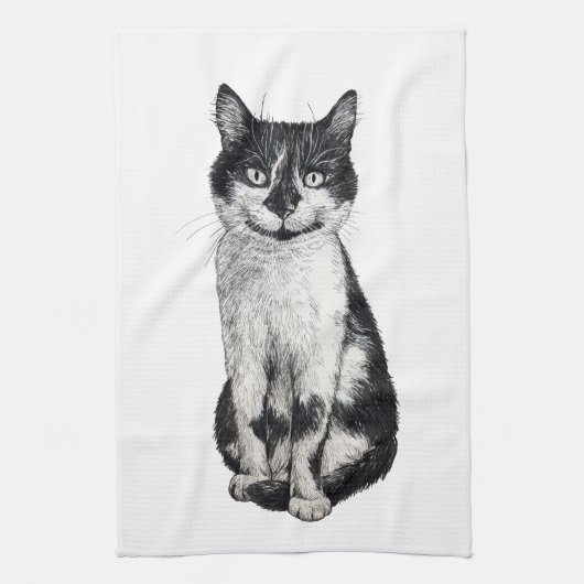 Linge De Cuisine Ogie le chat (Vertical)