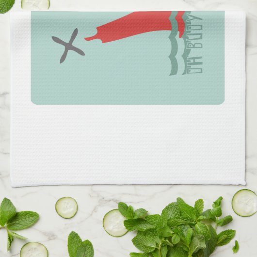 Linge De Cuisine Oh balise ! (Plié)