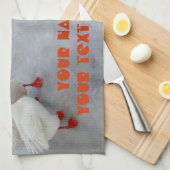 Linge De Cuisine Oie blanche (Quart Plié)