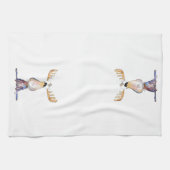 Linge De Cuisine Oie blanche mignonne (Horizontal)