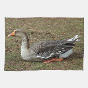 Linge De Cuisine Oie croisée Cygne Oie