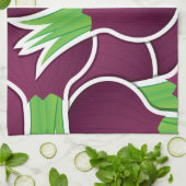 Linge De Cuisine Oignons violets funky (Plié)