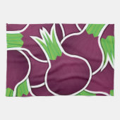 Linge De Cuisine Oignons violets funky (Horizontal)