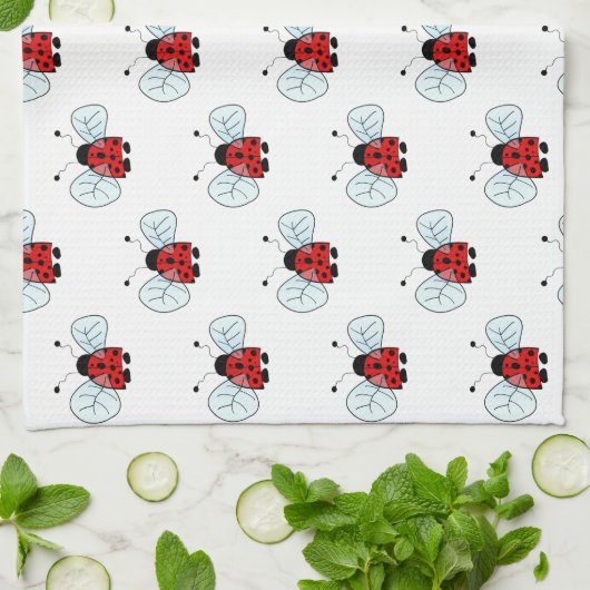 Linge De Cuisine Oiseau (Plié)