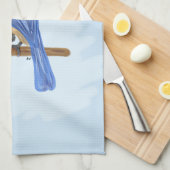Linge De Cuisine Oiseau bleu (Quart Plié)