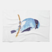 Linge De Cuisine Oiseau bleu (Horizontal)