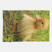 Linge De Cuisine oiseau, canard, canard, jaune, nature, mignonette, (Horizontal)