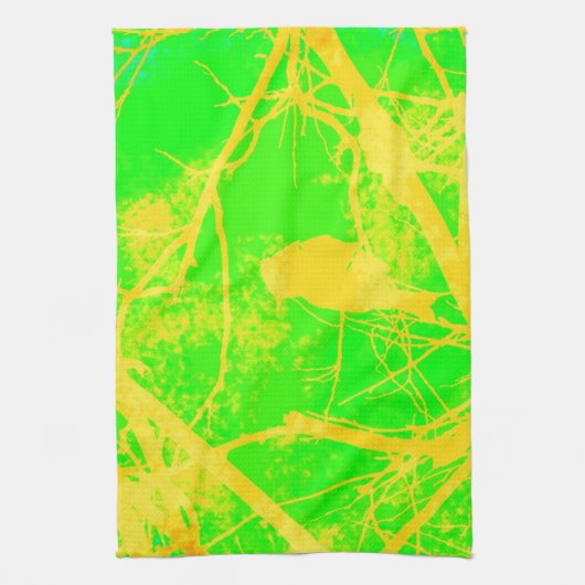 Linge De Cuisine Oiseau coloré (Vertical)