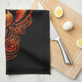 Linge De Cuisine Oiseau De Feu (Quart Plié)