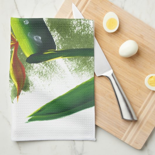 Linge De Cuisine Oiseau du paradis (Quart Plié)