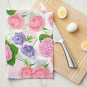 Linge De Cuisine Oiseau et fleurs (Quart Plié)