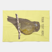 Linge De Cuisine Oiseau Morepork RURU NZ (Horizontal)