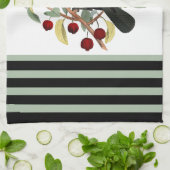 Linge De Cuisine Oiseau noir (Plié)