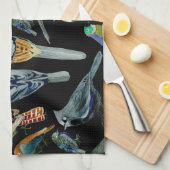 Linge De Cuisine Oiseaux d'Amérique - animaux de compagnie et oisea (Quart Plié)