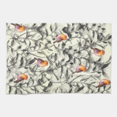 Linge De Cuisine Oiseaux dans les arbres (Horizontal)