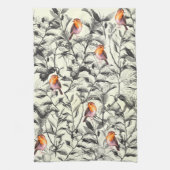 Linge De Cuisine Oiseaux dans les arbres (Vertical)