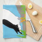 Linge De Cuisine Oiseaux de mer de macareux (Quart Plié)