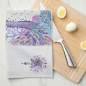 Linge De Cuisine oiseaux de noël (Quart Plié)