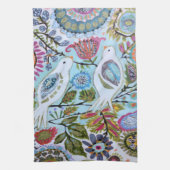 Linge De Cuisine Oiseaux en papier I (Vertical)