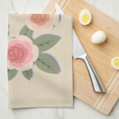 Linge De Cuisine Oiseaux et fleurs (Quart Plié)