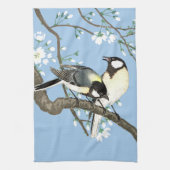 Linge De Cuisine Oiseaux et fleurs de cerisiers Ohara Koson (Vertical)