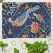 Linge De Cuisine Oiseaux et fleurs, William Morris (Plié)