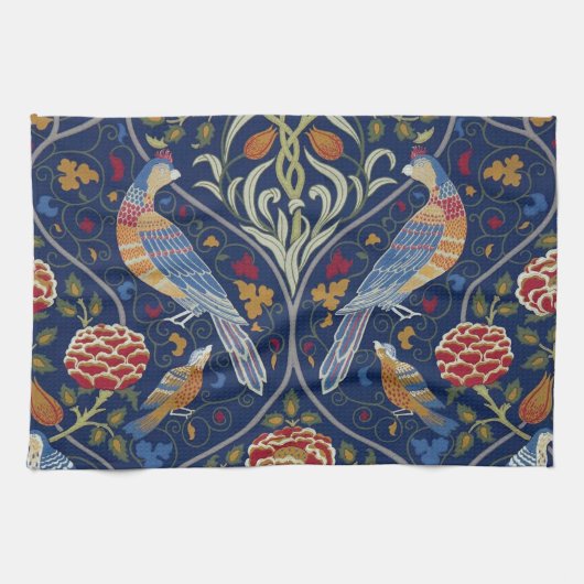 Linge De Cuisine Oiseaux et fleurs, William Morris (Horizontal)
