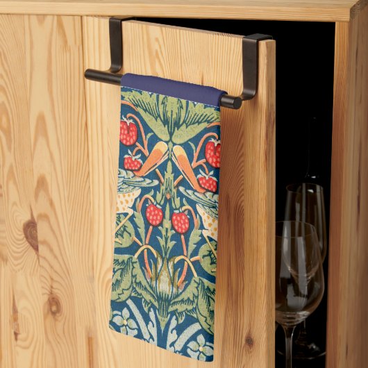 Linge De Cuisine Oiseaux & Fleurs Wm Morris (Pliage en tiers)