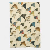 Linge De Cuisine Oiseaux nord-américains (Vertical)