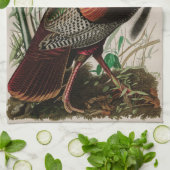 Linge De Cuisine Oiseaux sauvages de Turquie d'Amérique Audubon Imp (Plié)