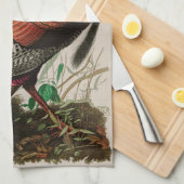 Linge De Cuisine Oiseaux sauvages de Turquie d'Amérique Audubon Imp (Quart Plié)