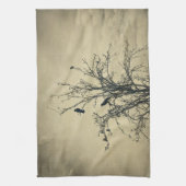 Linge De Cuisine Oiseaux sur un arbre (Vertical)