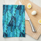 Linge De Cuisine Oiseaux tropicaux (Quart Plié)