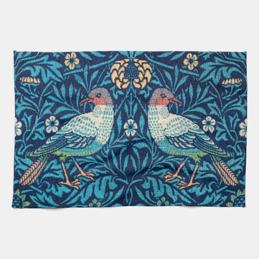 Linge De Cuisine Oiseaux, William Morris (Horizontal)