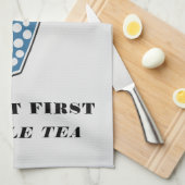 Linge De Cuisine Ok Mais Premier Tea Buble Personnalisé (Quart Plié)