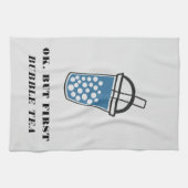 Linge De Cuisine Ok Mais Premier Tea Buble Personnalisé (Horizontal)