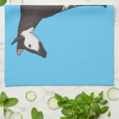 Linge De Cuisine Okapi cartoon illustration (Plié)