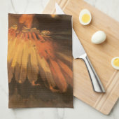 Linge De Cuisine Old War Bonnet par Joseph Henry Sharp (Quart Plié)