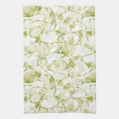 Linge De Cuisine olive-white abstract fashionable modern pattern (Vertical)