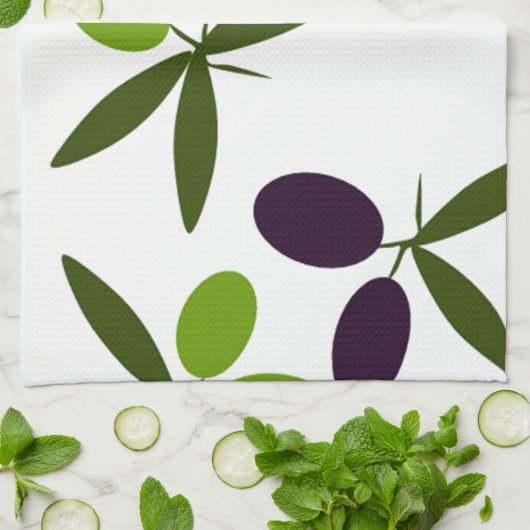 Linge De Cuisine Olives (Plié)