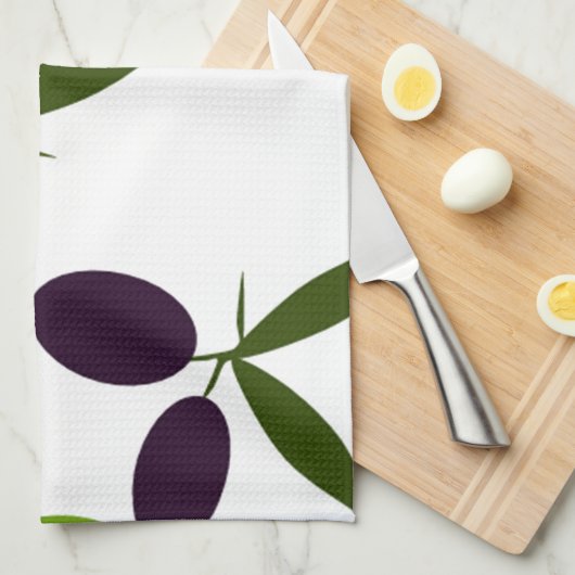 Linge De Cuisine Olives (Quart Plié)