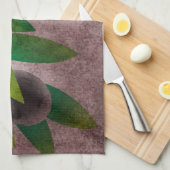 Linge De Cuisine Olives de l'Italie (Quart Plié)