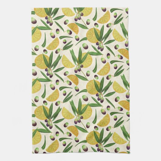 Linge De Cuisine Olivier   (Vertical)