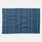 Linge De Cuisine Om Shanti, Paix (Horizontal)