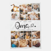 Linge De Cuisine Oma We Lots Hearts Modern Photo Collage (Vertical)
