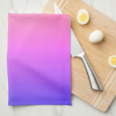 Linge De Cuisine Ombre couleur rose et pourpre de fond (Quart Plié)