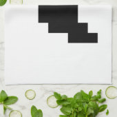Linge De Cuisine Ombre fantôme de 8 bits Pixel (Plié)