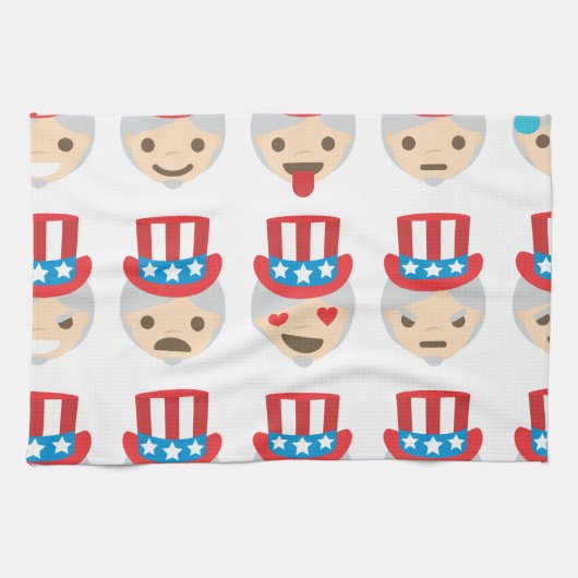 Linge De Cuisine oncle sam emoji (Horizontal)