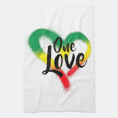 Linge De Cuisine One Love One Heart Reggae Vibes (Vertical)
