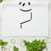 Linge De Cuisine Oops Shrug Emoticon ; -\_(シ)_/ (Plié)